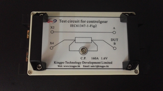 Figura 3 circuito do IEC 61347-1-2012 do teste para Controlgear/equipamento medida da luz