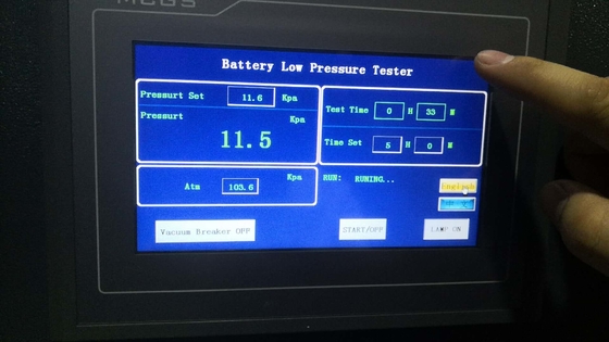 IEC62133 câmara de baixa pressão da bateria de lítio da cláusula 7.3.7 para simular testes de alta altitude