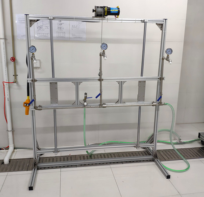 Teste de pulverizador material da água da prateleira de alumínio - IEC62368-1 anexo Y.5.3 da edição 3.0-2018