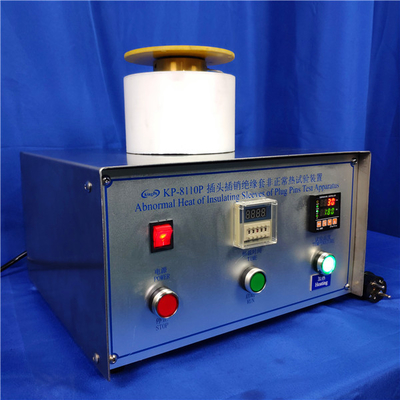 Instrumento para a resistência de teste ao calor anormal das luvas de isolamento dos pinos da tomada, equipamento de teste do IEC 60884-1
