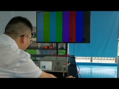 Três barras verticais de sinal. Gerador de sinal de vídeo RDL-100