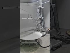 Instalação de teste para determinar a proteção contra a limpeza de alta pressão/jato