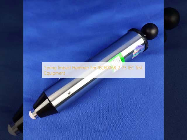 vídeos da empresa sobre Spring Impact Hammer For IEC60068-2-75 IEC Test Equipment