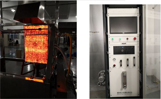 ASTM E162 / ASTM D 3675 Aparelho de ensaio da propagação da chama no painel radiante para material de comboio