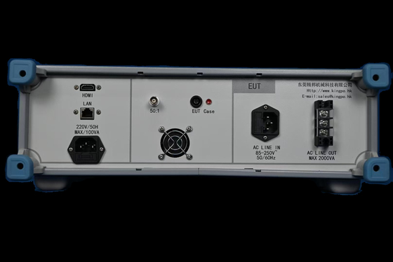 Equipamento de ensaio médico para ensaios de tensão residual IEC Inclui cabos e certificado de calibração
