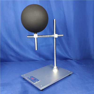 Esfera de madeira pintada preta maçante - diâmetro IEC60335-2-23 de 200mm