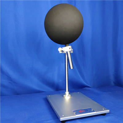 Esfera de madeira pintada preta maçante - diâmetro IEC60335-2-23 de 200mm