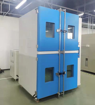 Equipamento de ensaio IP compatível com a norma ISO 16750-4 para ensaios de choque térmico e água com salpicos com 100 ciclos e controlador PLC
