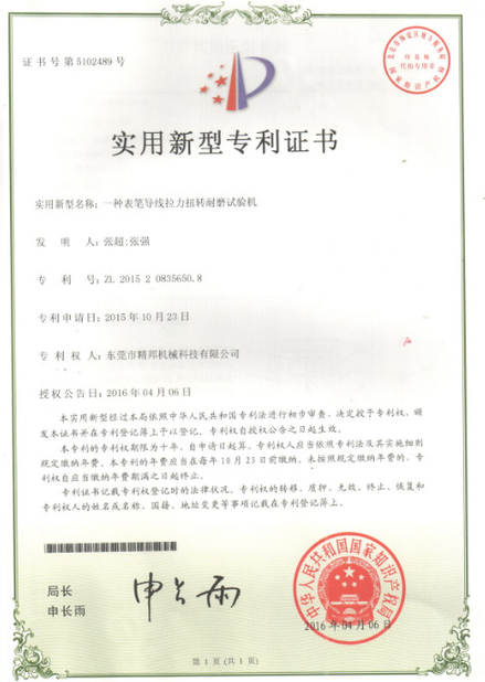 China KingPo Technology Development Limited Certificações
